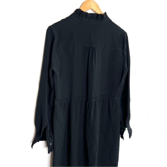 Lafayette 148 New York Womens Roslyn Shirtdress in Black - Picture 10 of 12